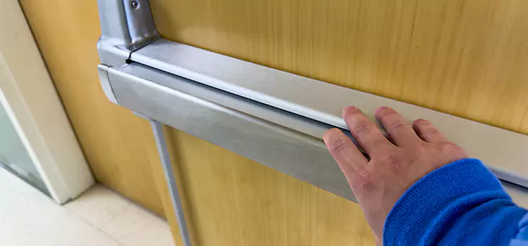 Installing a Push Bar on a Door Montreal